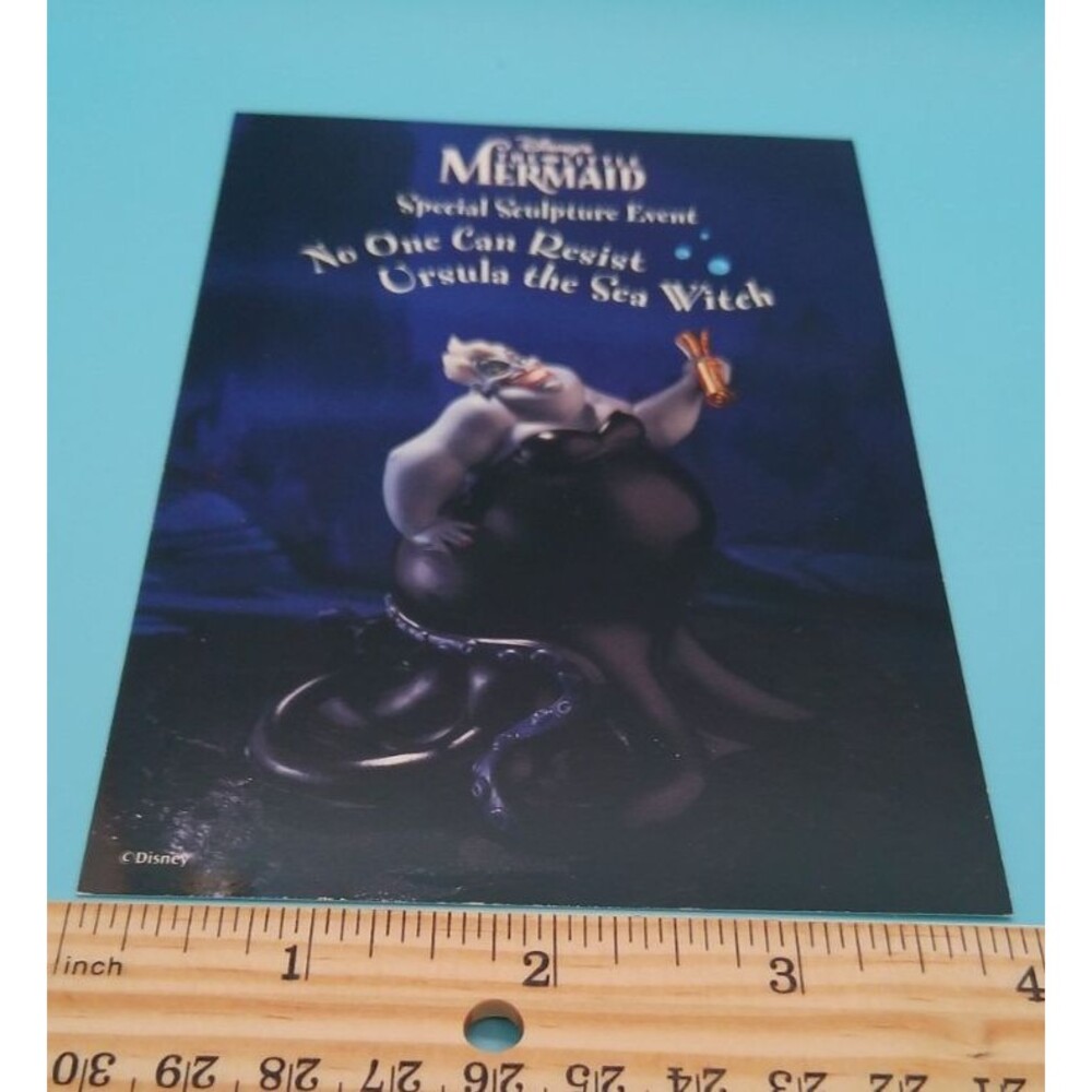 WDCC Disney Villains Postcard | Ursula| Little Mermaid | 6x4 | NEW